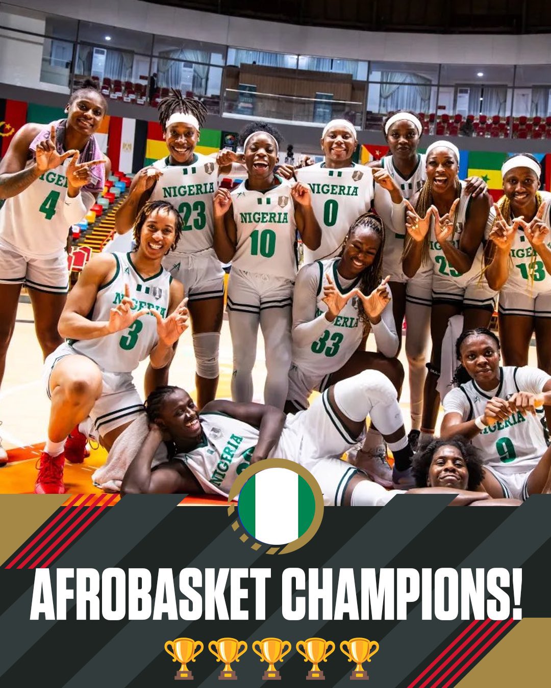 Nigeria Wins Afrobasketball Championship