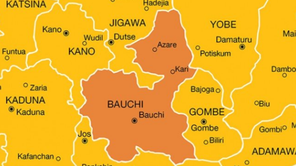 Bauchi-map